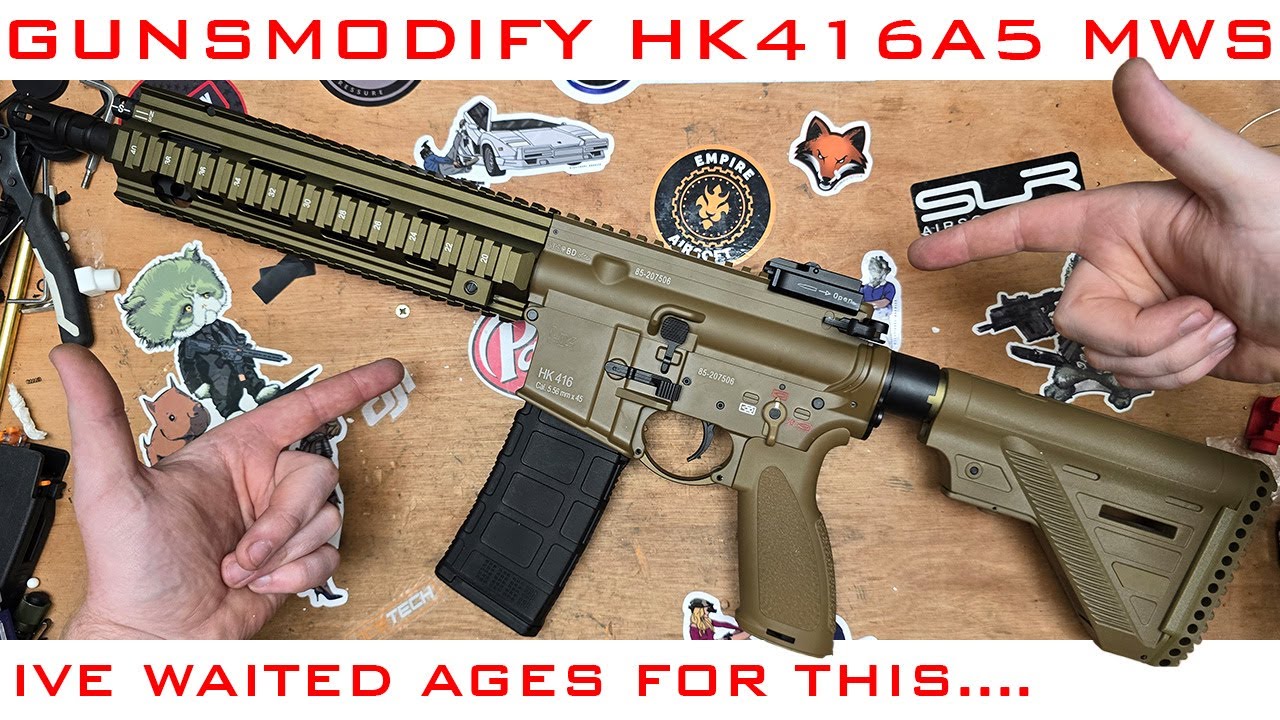 Gunsmodify HK416A5 MWS GBBR Overview