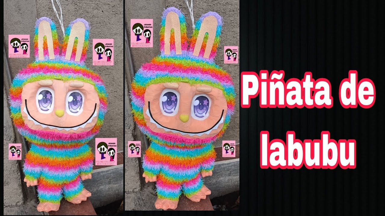 Como hacer piñata de labubu.