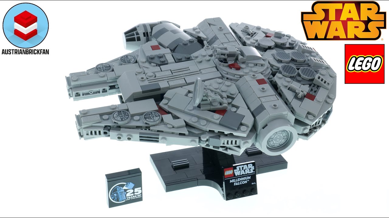 LEGO Star Wars 75375 Millennium Falcon Speed Build Review &ndash; LEGO Starship Collection