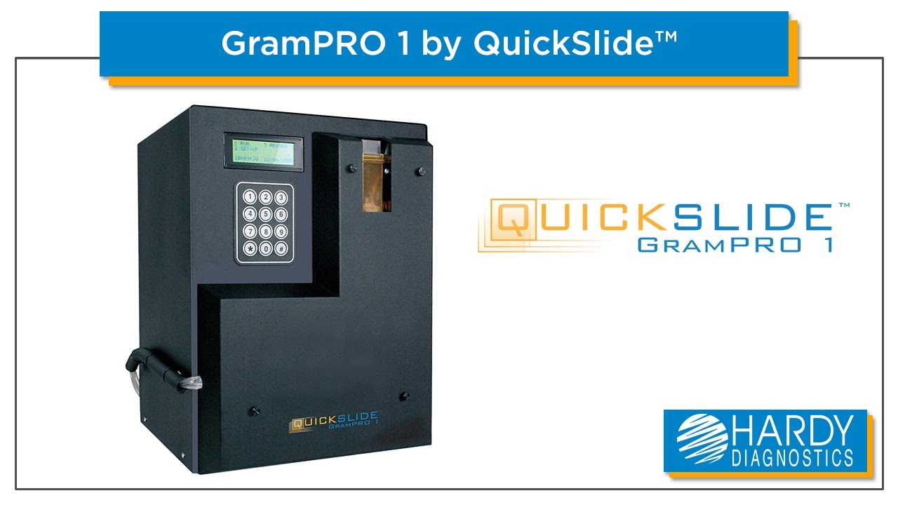 GramPRO 1 by QuickSlide™ for consistent Gram Stains