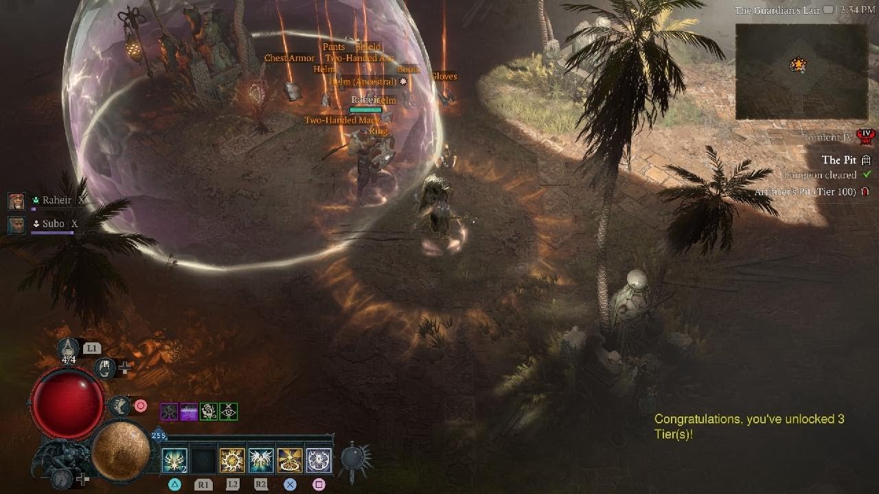 Diablo IV Pit 100 Paladin Holy build