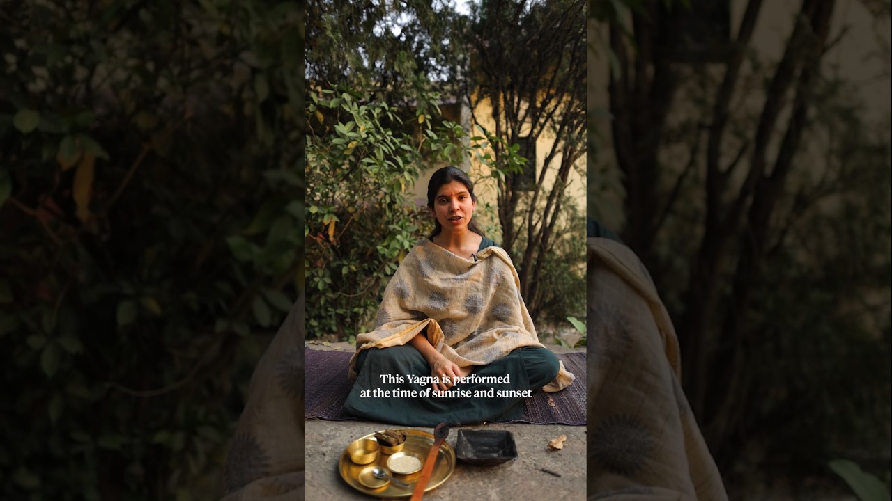 Agnihotra Explained: Steps and Benefits of the Vedic Fire Ritual. #shorts