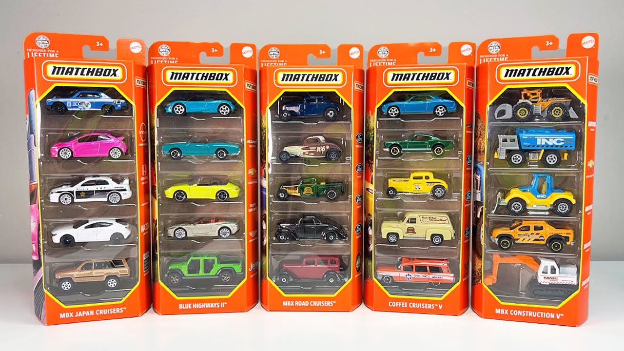 Matchbox Monday with 2024 Matchbox 5-packs - MBX Japan Cruisers, Coffee Cruisers V, Blue Highways II