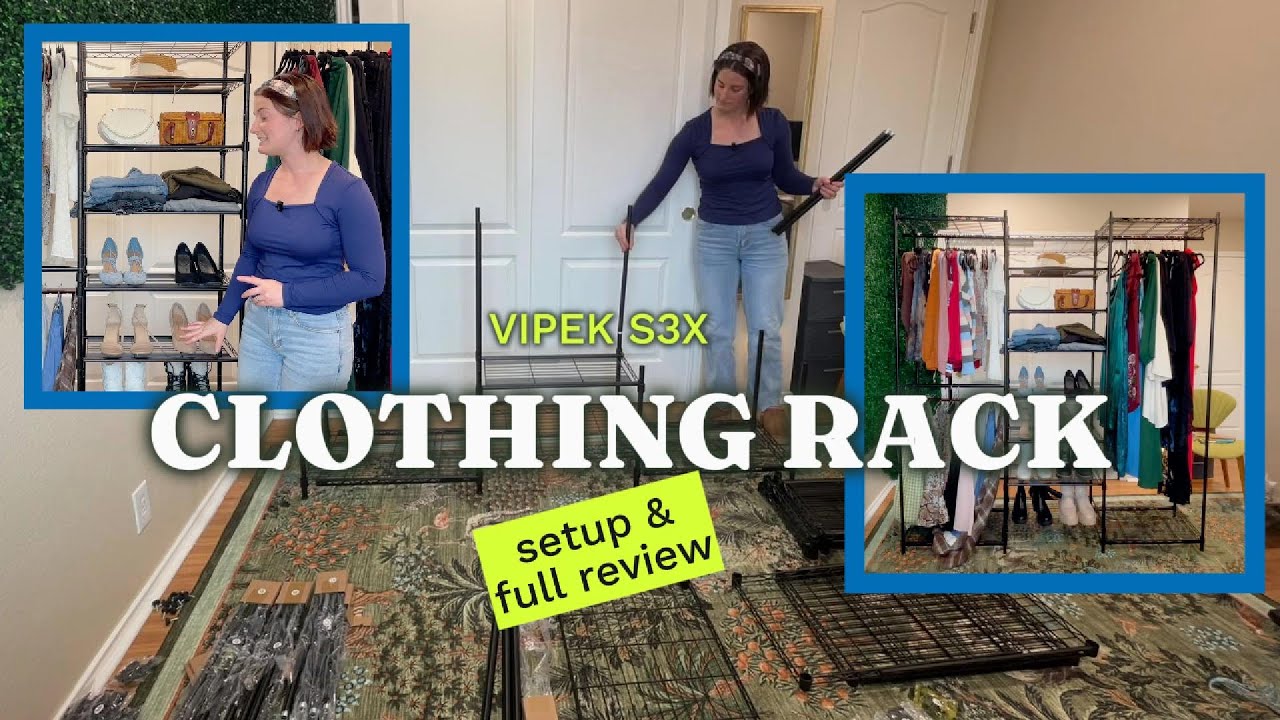 👚 Expandable Clothing Rack VIPEK S3X | How To Assemble + Full Review!