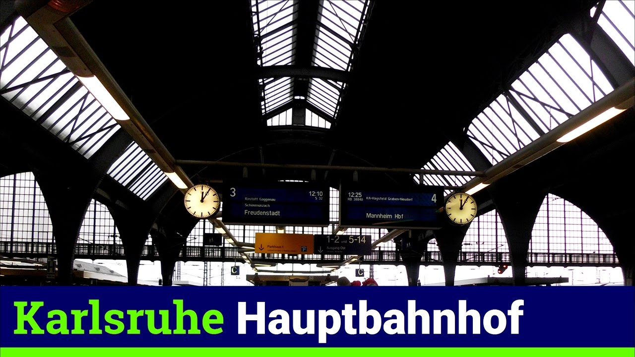 [HD] Bahnhof mit Atmosphäre - Karlsruhe Hbf