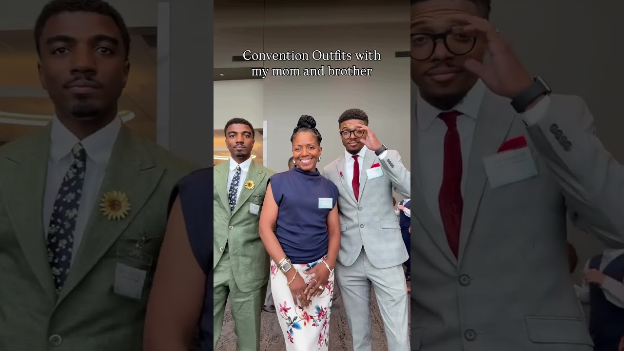 convention outfits of Mom and her Sons #jw #Covention
