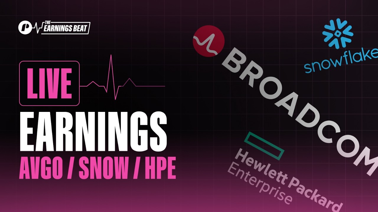 Broadcom Earnings LIVE 🚨 SNOW AVGO Q3 Results & Custom AI Chip Demand | HPE NTAP AI Earnings Sep 2