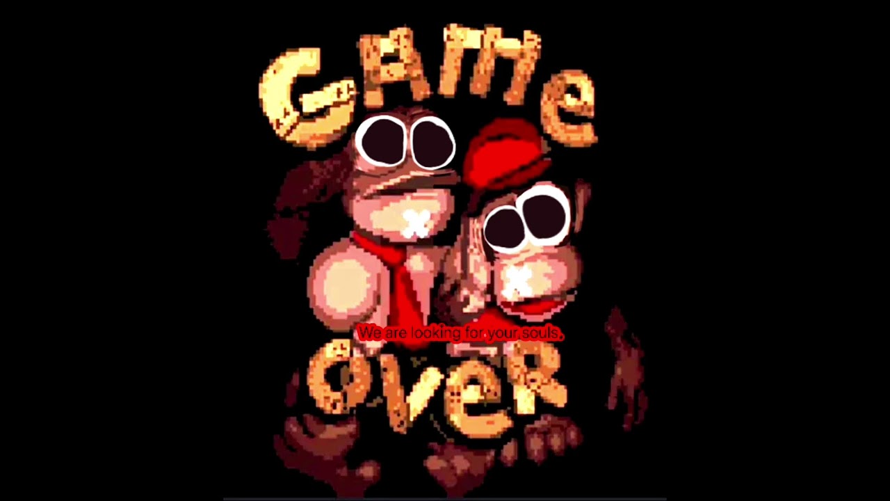 Donkey kong country game over but godly scary ( 100% scary and gbc)