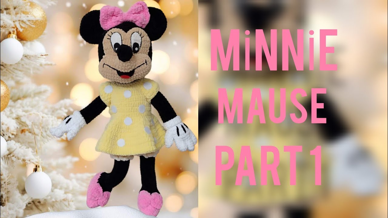 AMİGURUMİ MİNNİ MAUS PART 1 BACAK.. m#amigurumicrochet #minniemause