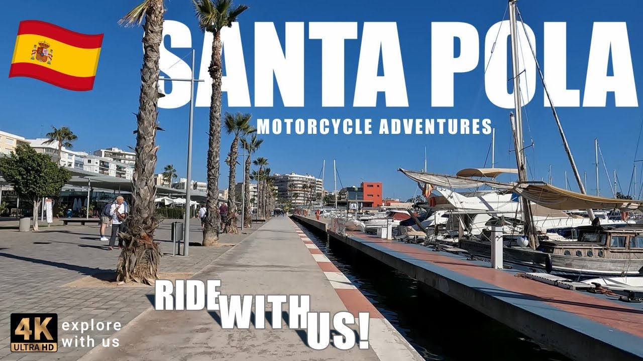 An Exciting MOTORCYCLE TOUR from Fortuna to Santa Pola Spain | Exploring Pola Park
