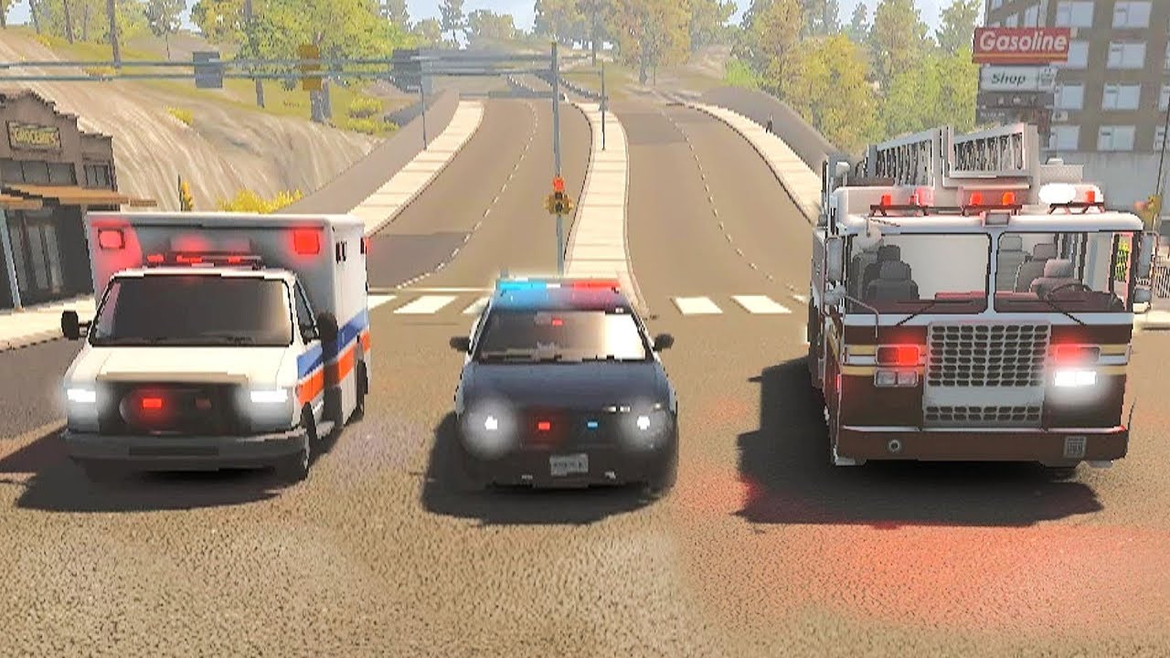 Flashing Lights - Police Fire EMS - First Look Gameplay! 4K
