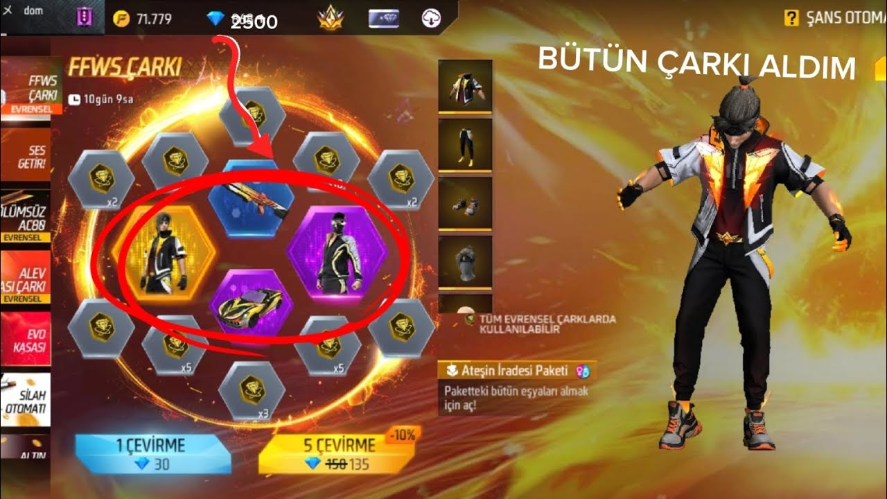 YENİ GELEN FFWS CARKI HEPSİNİ ALDIM 