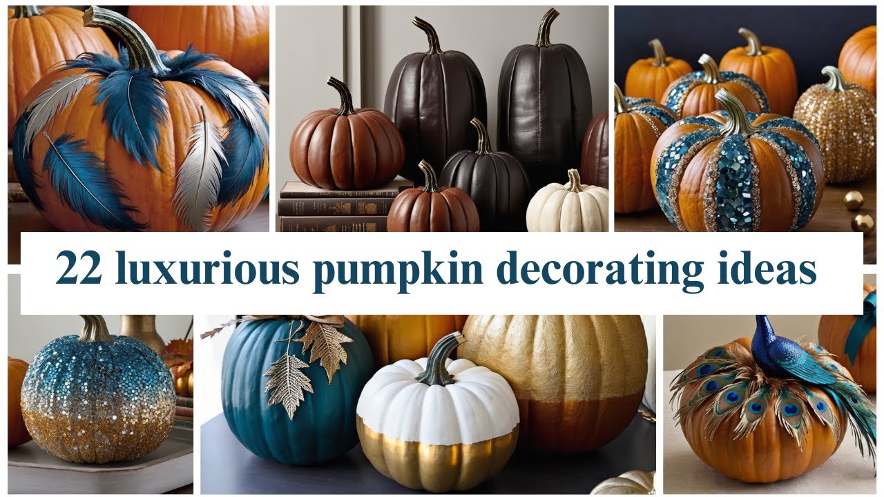22 luxurious pumpkin decorating ideas to transform fall decor