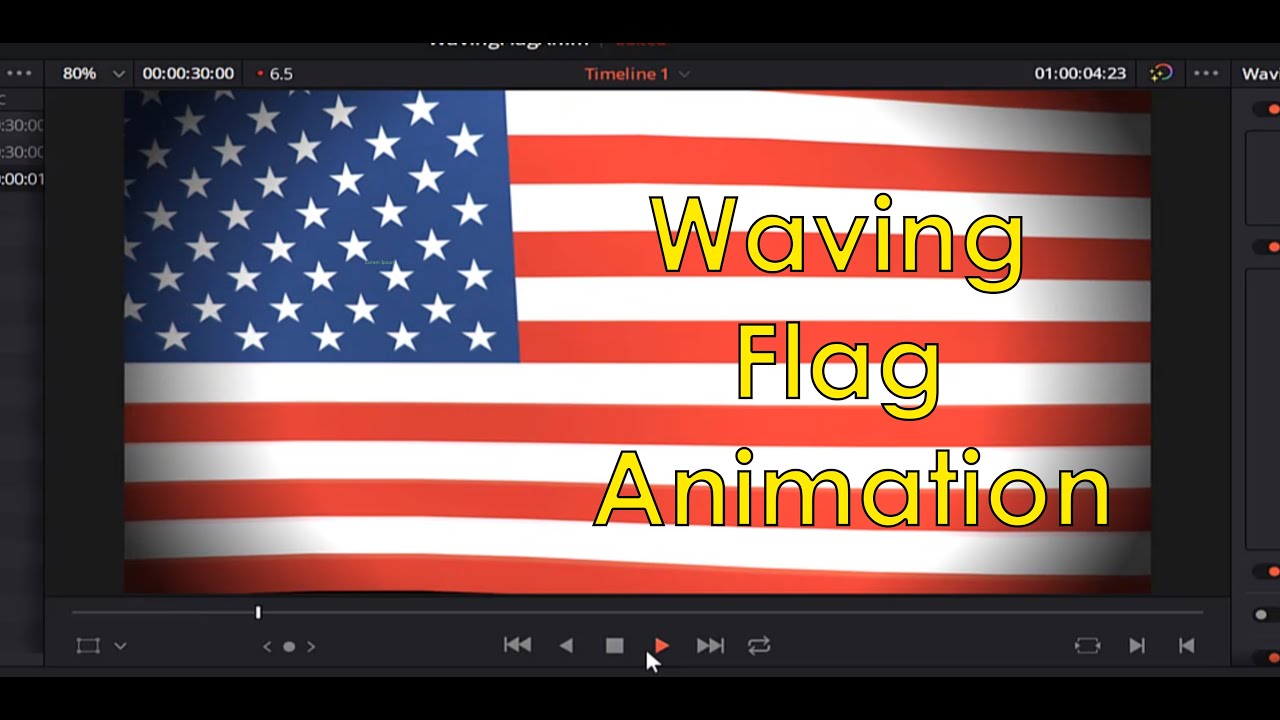 DaVinci Resolve 16: How To Make a Waving Flag Animation