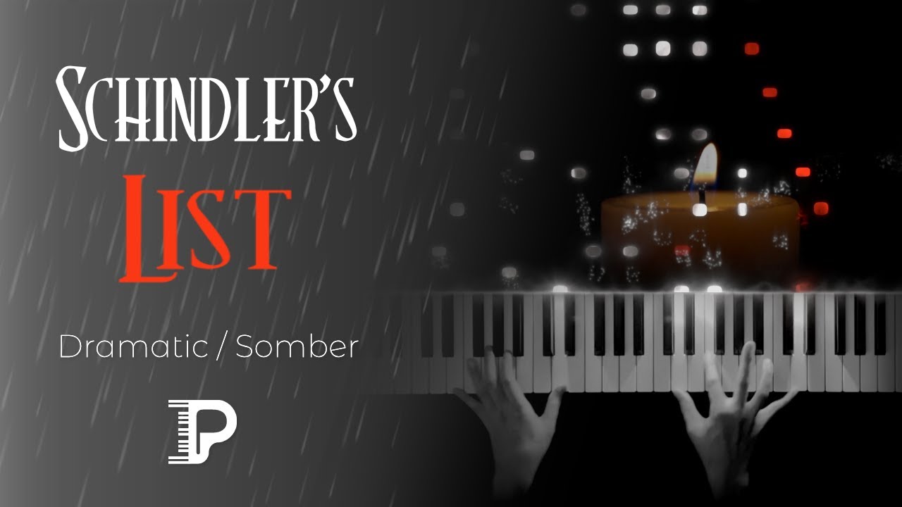SCHINDLER'S LIST Main Theme (John Williams) 🎹 Emotional Piano Cover