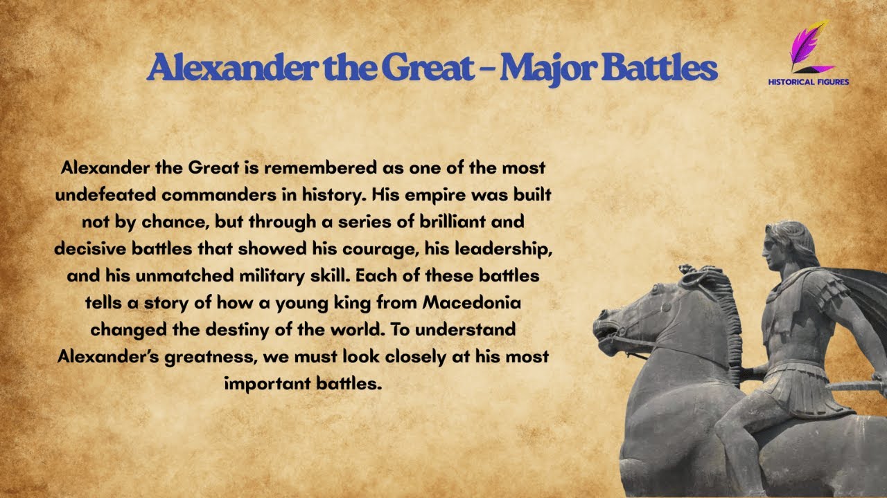 Alexander the Great: The Battles That Changed History | Epic Historical Narration