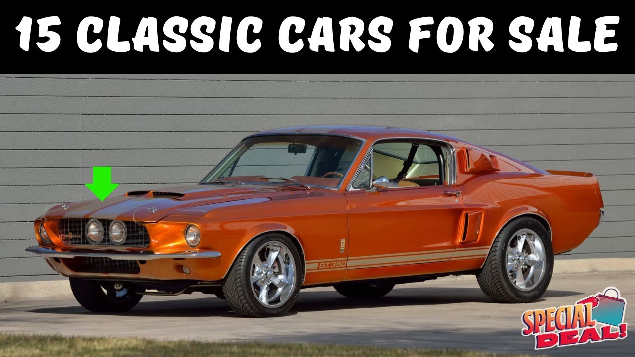 OMG! 15 Classic Cars for Sale CHEAP You WON'T Believe🚗💥 SOUND ON1
