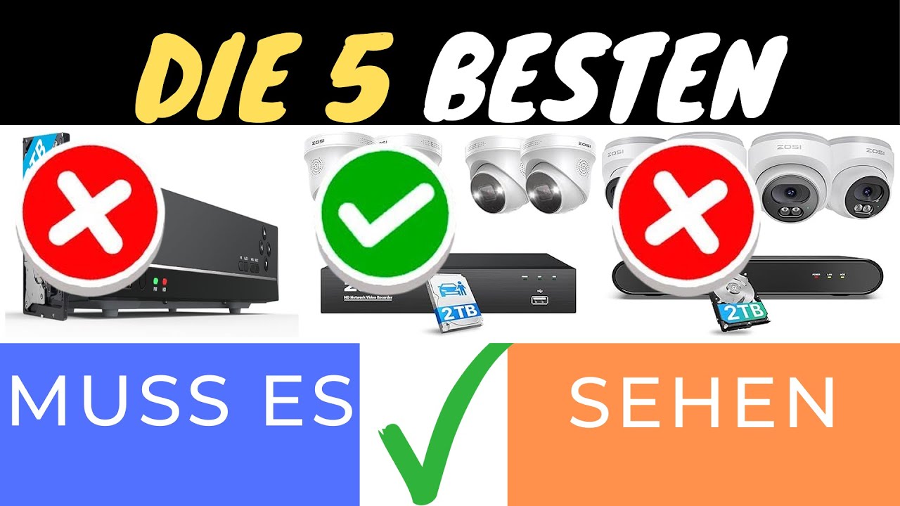 DIE 3 BESTEN NVR RECORDER 2025 FÜR SICHERHEIT ZUHAUSE! 🔒📹