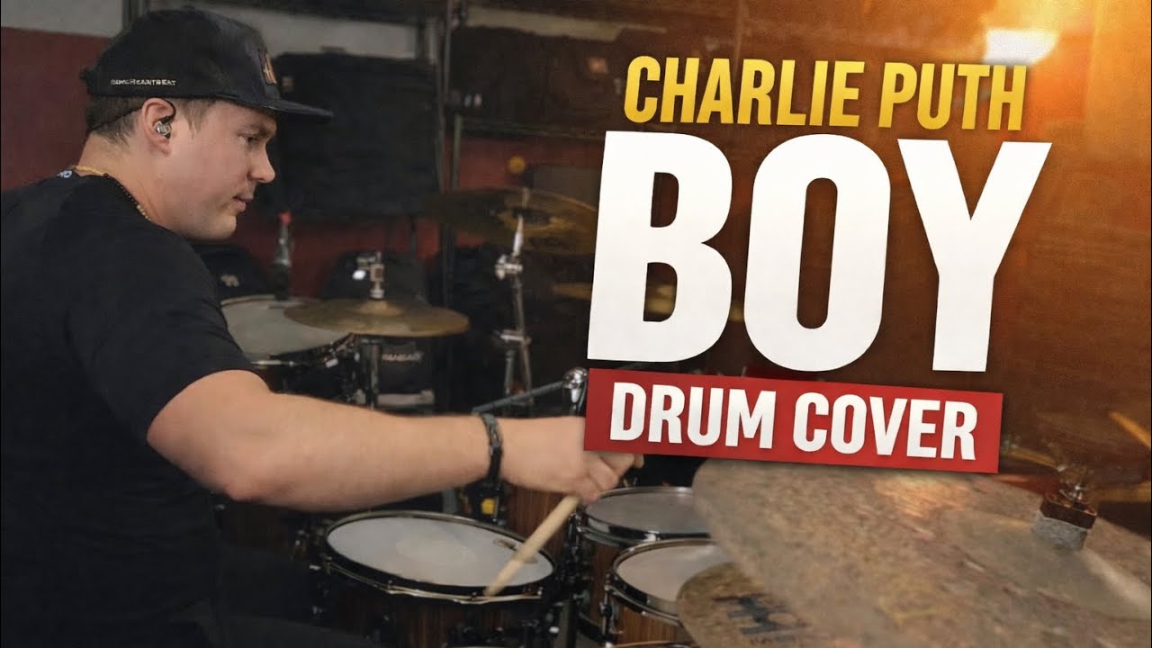 “BOY” Charlie Puth drum cover
