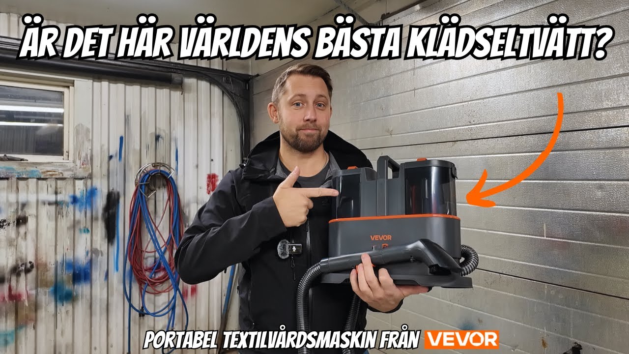 ÄR DET HÄR VÄRLDENS BÄSTA KLÄDSELTVÄTT? Testar portabel textiltvätt från Vevor!