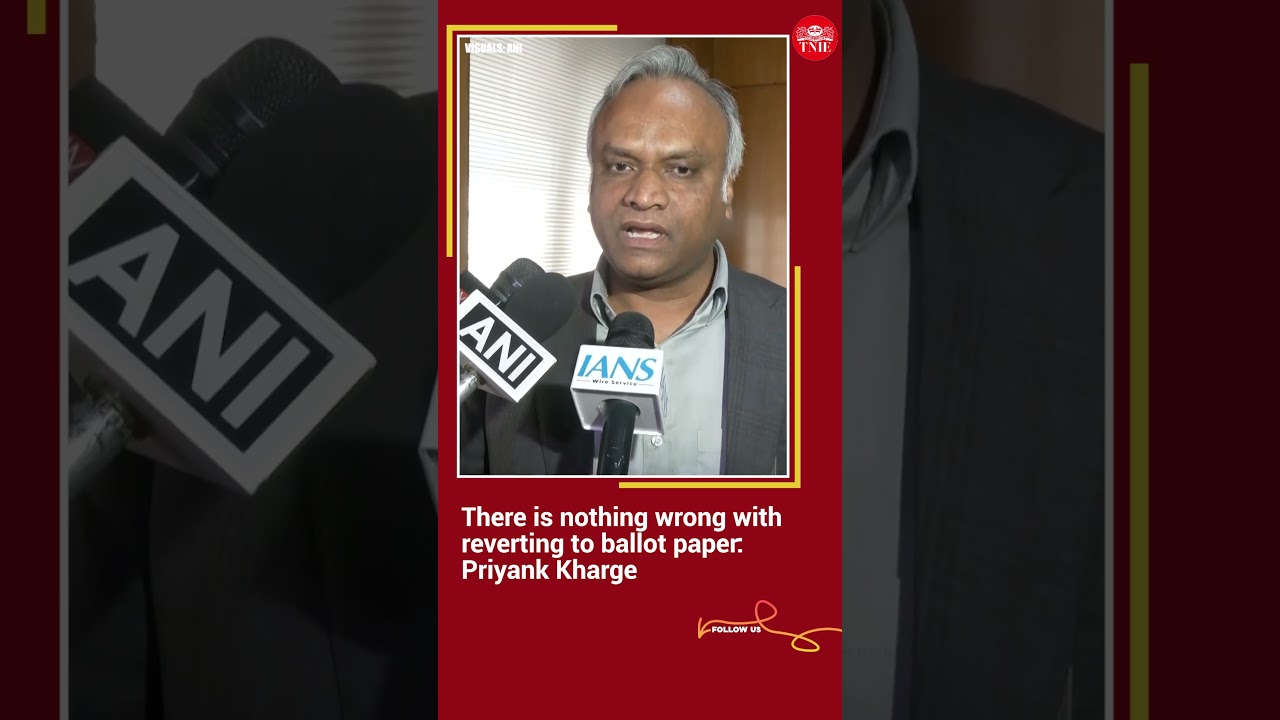 Karnataka minister Priyank Kharge on return of ballot paper in upcoming Bengaluru civic polls