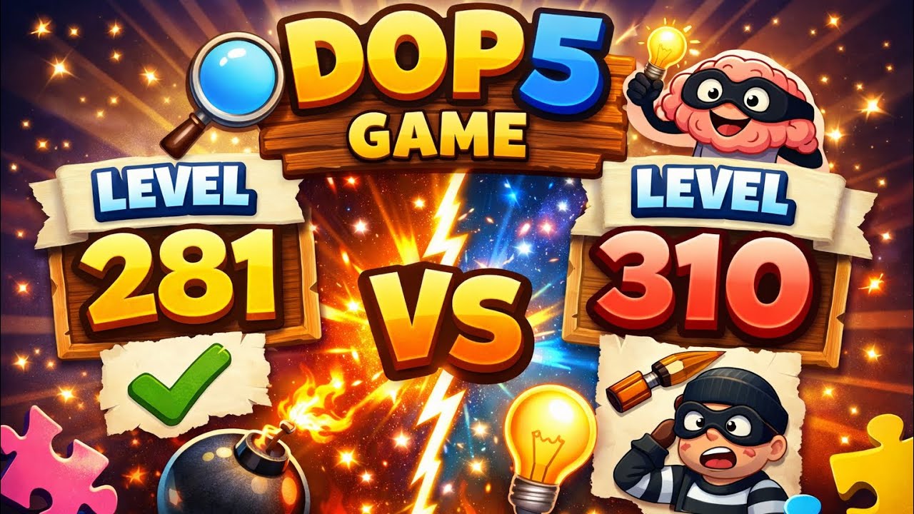 ✨DOP5 Game Delete One Part Level 281&310🧠⚡️#trending #gameplay#Level 281 Smart Puzzle Solution#Dop5 