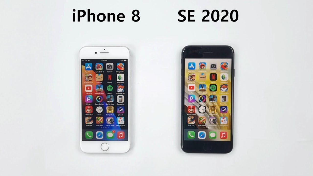 iPhone SE 2020 vs iPhone 8 - Speed Test!