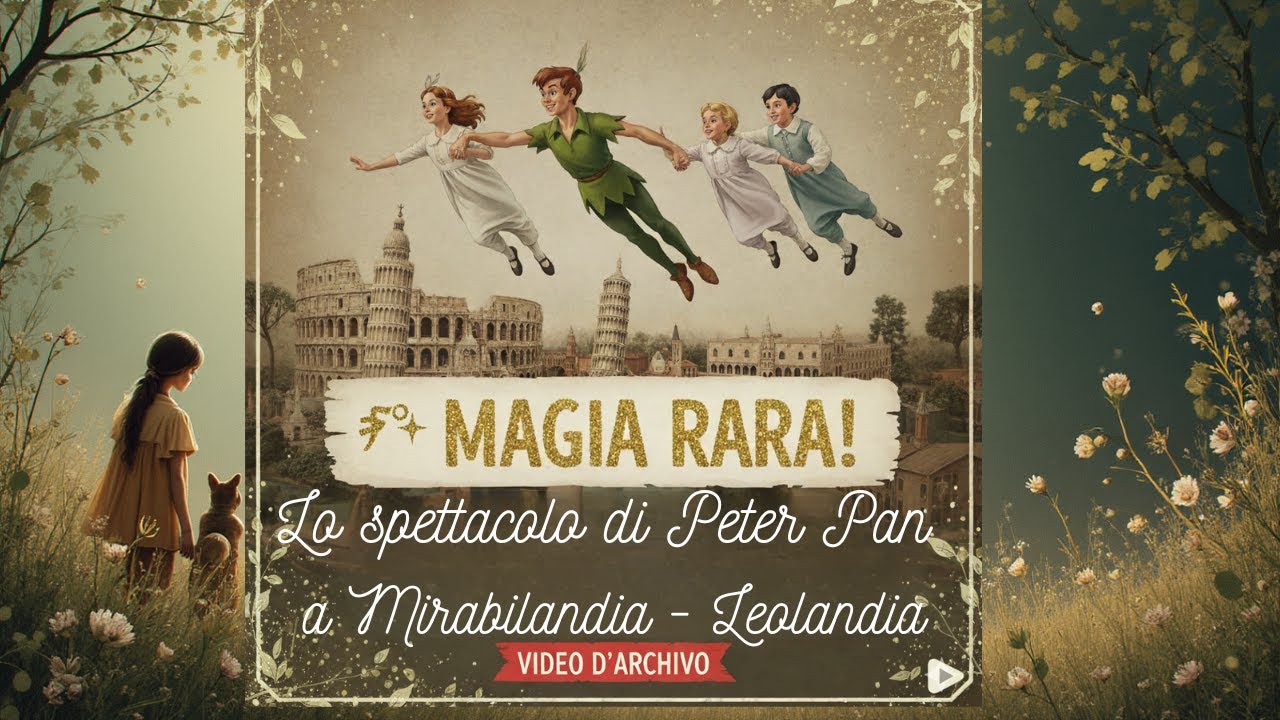 🧚‍♂️✨ Magia Rara! Lo Spettacolo di Peter Pan a Minitalia Leolandia 2009! (Video d'Archivio)