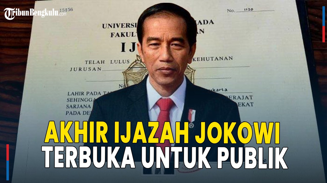 Akhirnya Transkrip dan Ijazah Jokowi Terbuka untuk Publik, UGM Juga Diperintahkan Buka 20 Dokumen