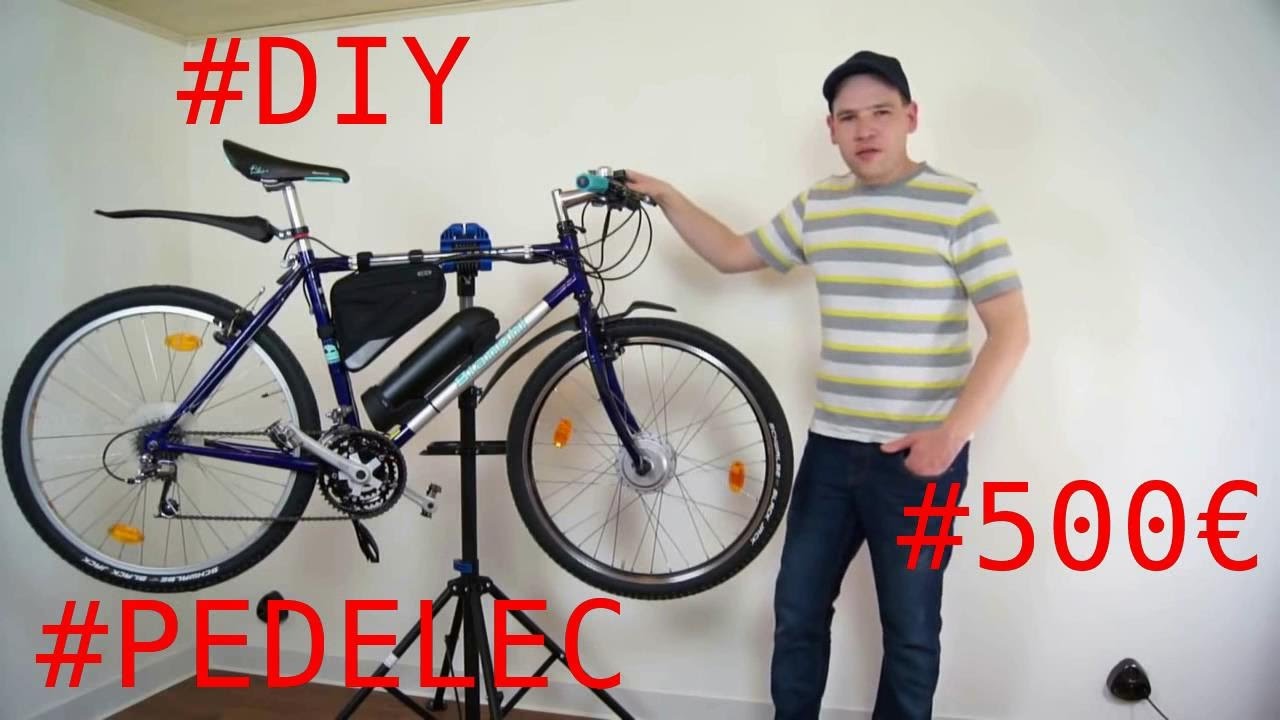 Pedelec Ebike Umbau f&uuml;r 500&euro; mit 250w Umbausatz (MXUS XF07) mit Test