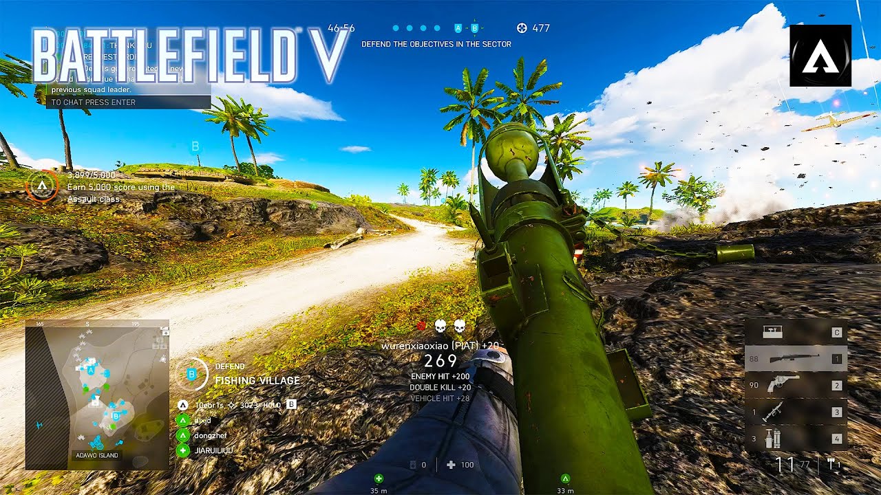 Battlefield 5: Attacking Pacific Storm Gameplay (No Commentary)