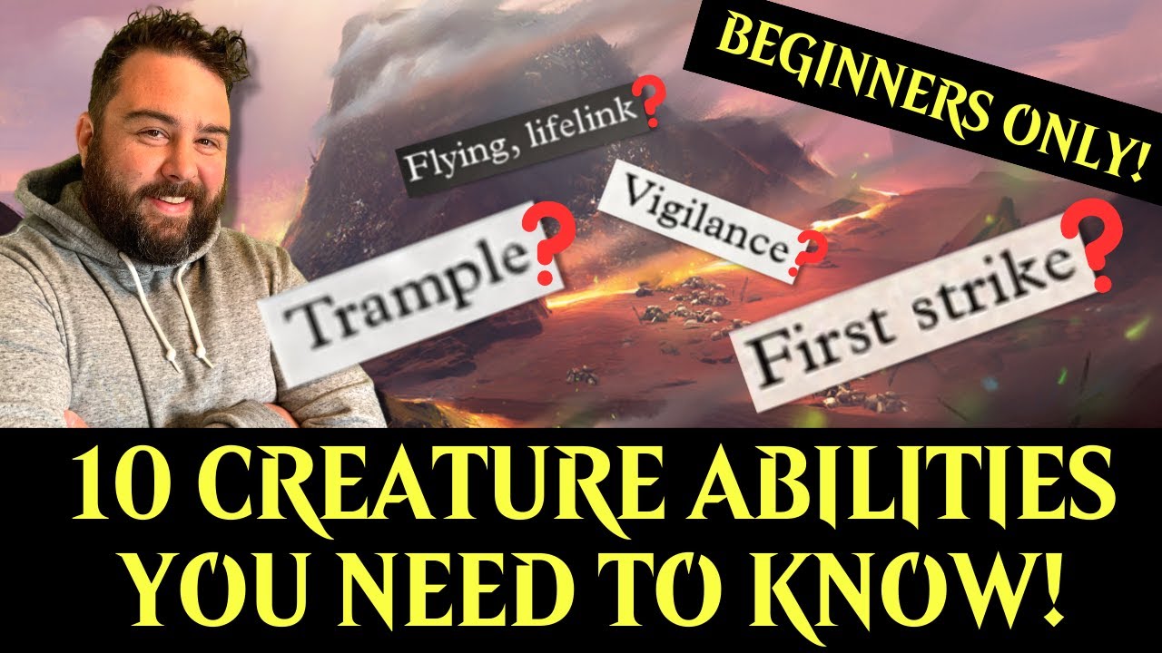 TOP 10 CREATURE ABILITIES for BEGINNERS! | Magic the Gathering