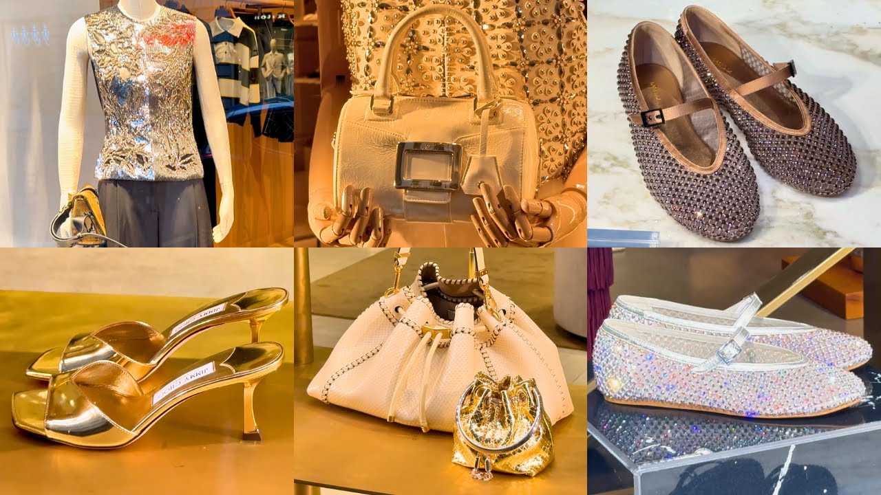 🇮🇹 Milan Luxury Store Displays 2025 | Best Window Designs in the World – Bags, Shoes & Fashion