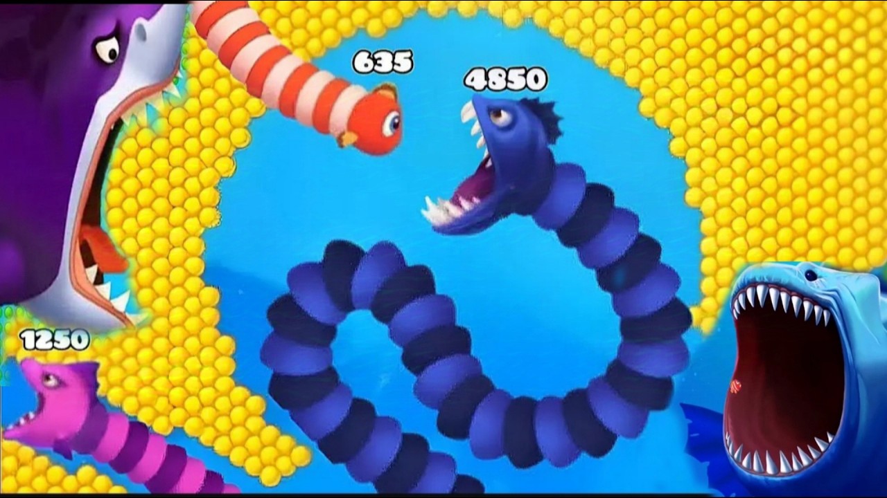 Fishdom 🐠 ads Mini Games 67.5 New update. Hungry fish video gameplay Hadi gaming yt