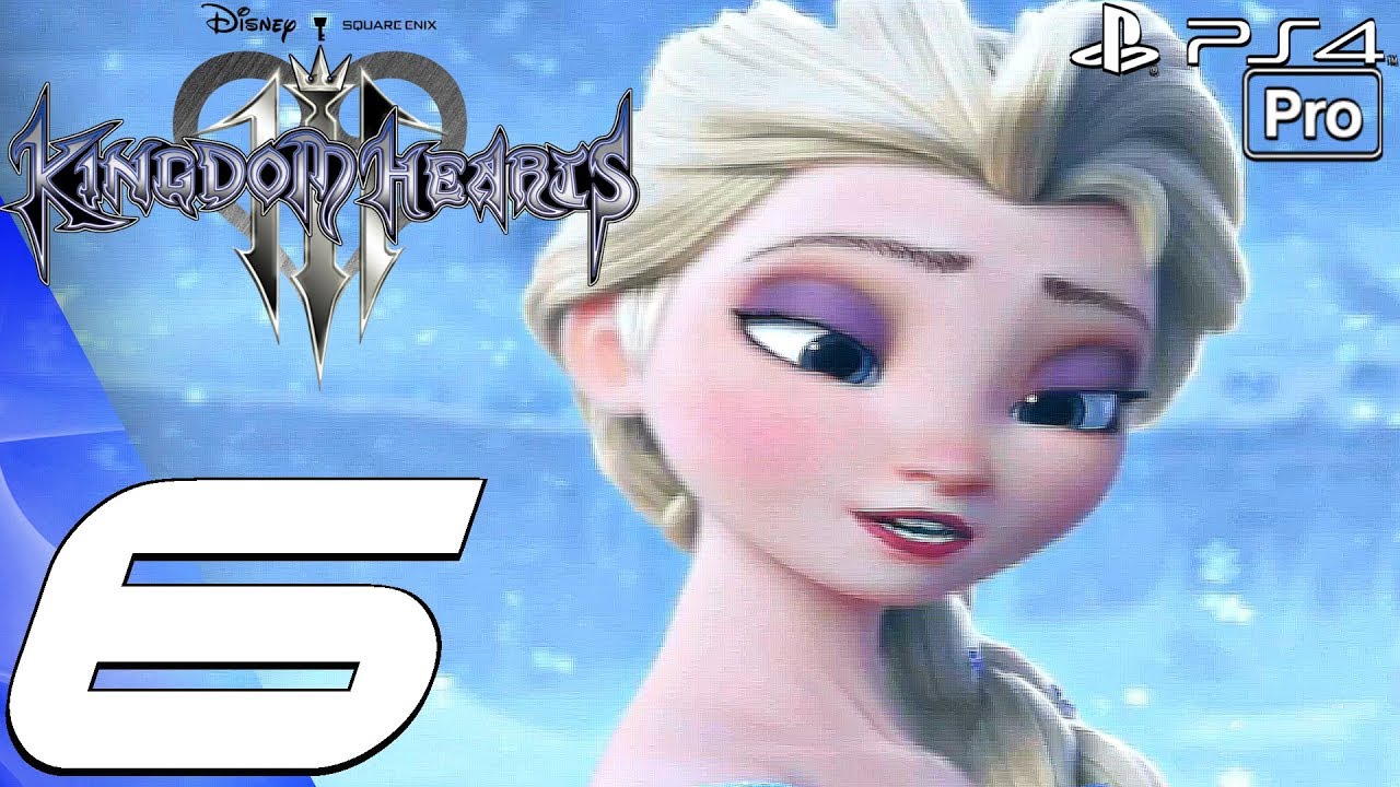 Kingdom Hearts 3 - English Walkthrough Part 6 - Frozen World (Full Game) PS4 PRO