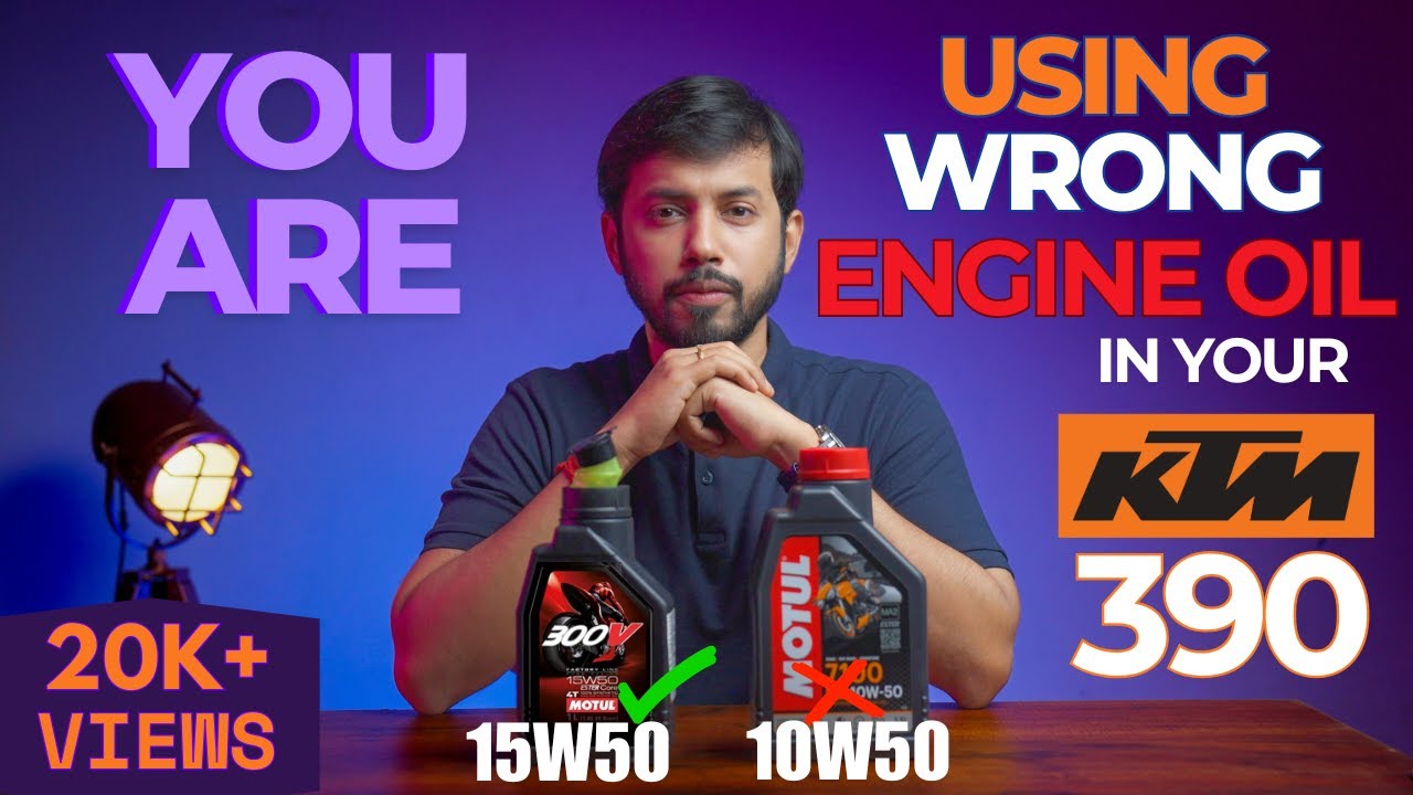 Choose the Right Engine Oil for your KTM 390 (Adventure390, Duke390, RC390)