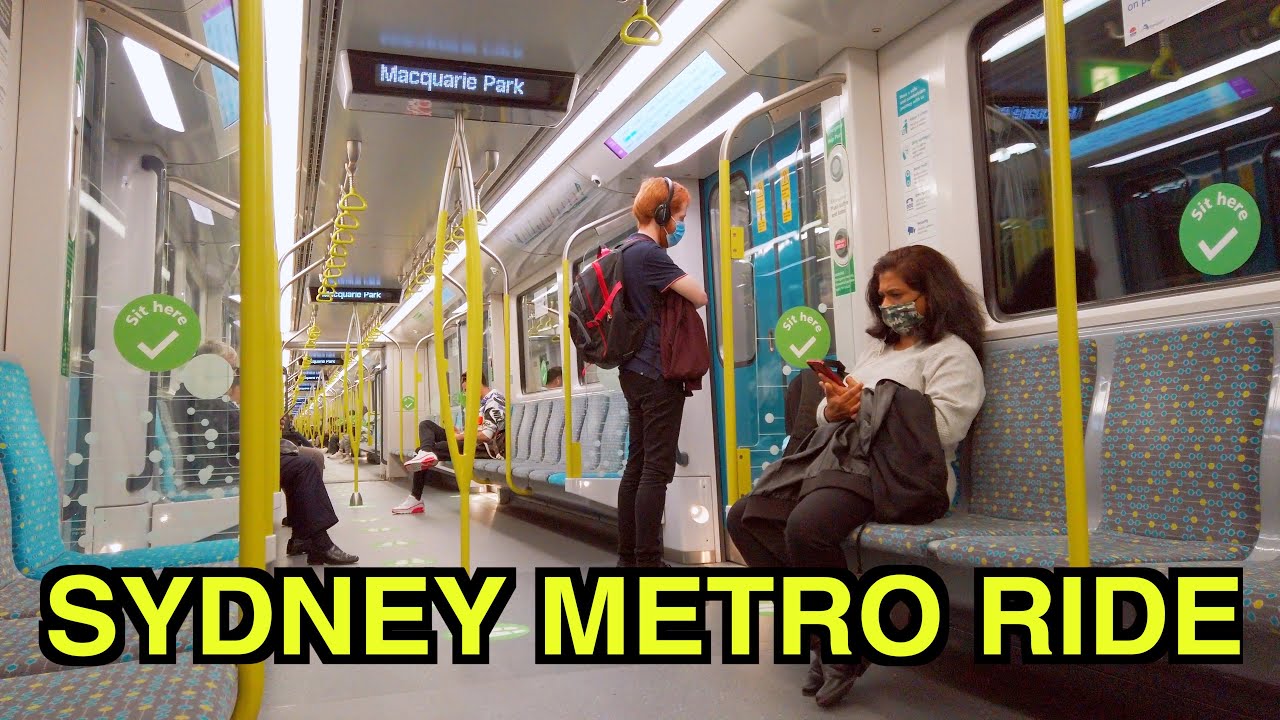 【4K】 🇦🇺 SYDNEY METRO RIDE  | Macquarie University Station