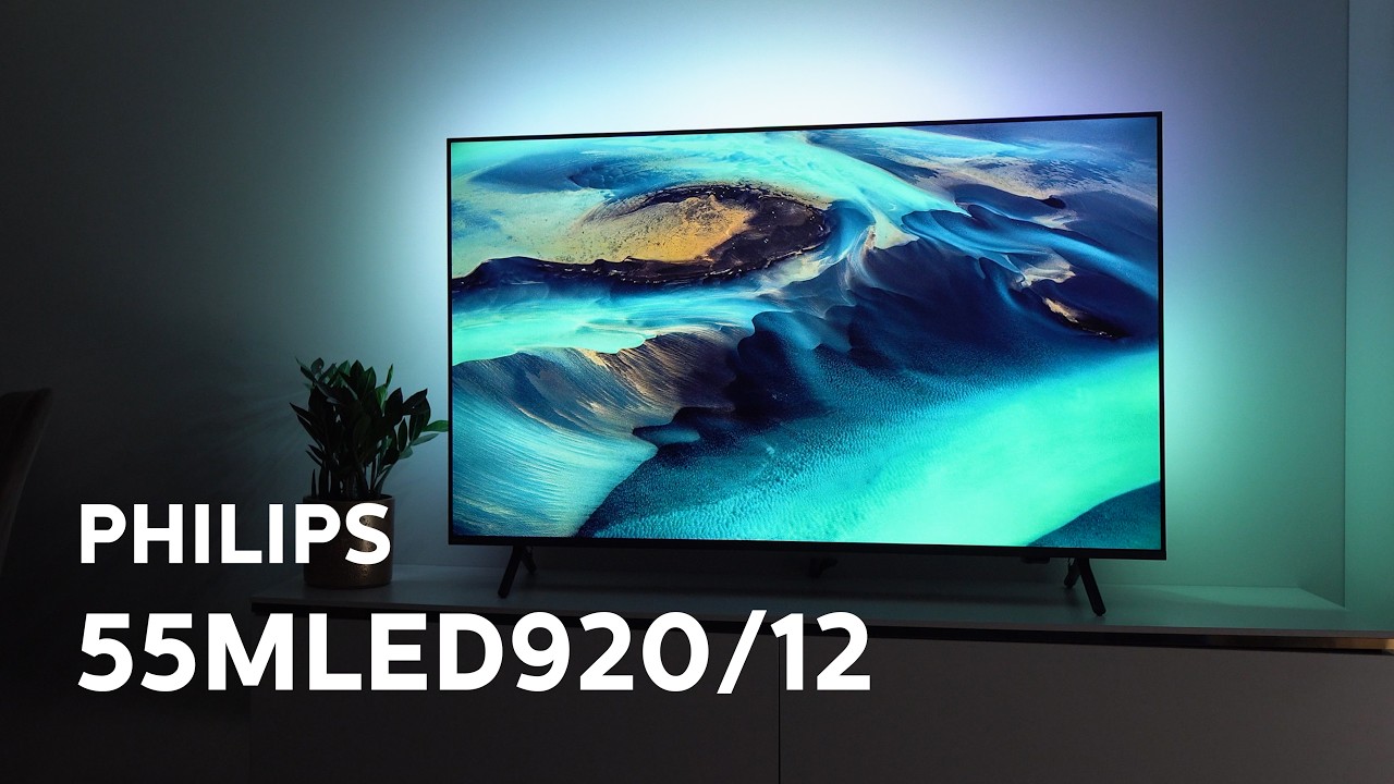 Unboxing PHILIPS QD-Mini LED 55MLED920/12 &ndash;4K UHD QD MiniLED 144Hz HDR [PL]