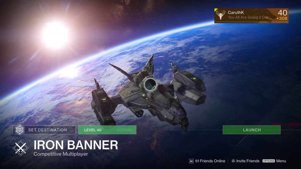 Iron Banner Fun Day.