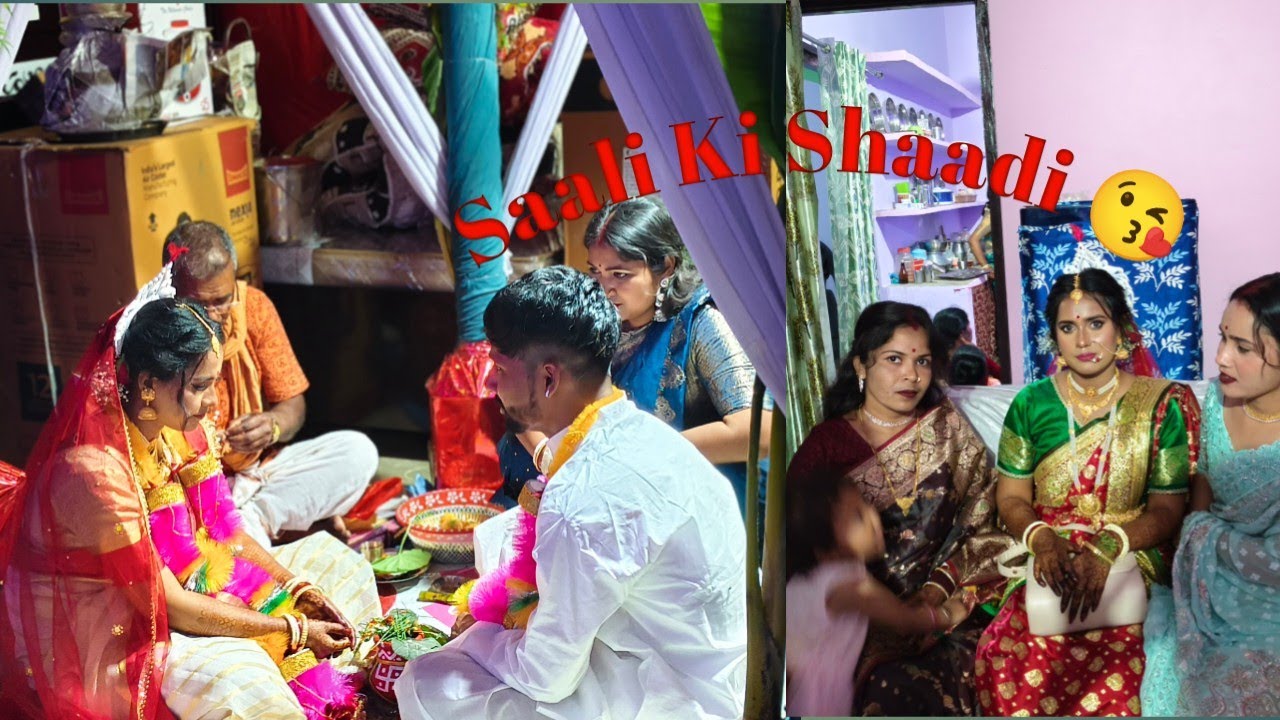 Saali Ki Shaadi Vlog 😘🥰🤞 Bangla Vlog 🤗