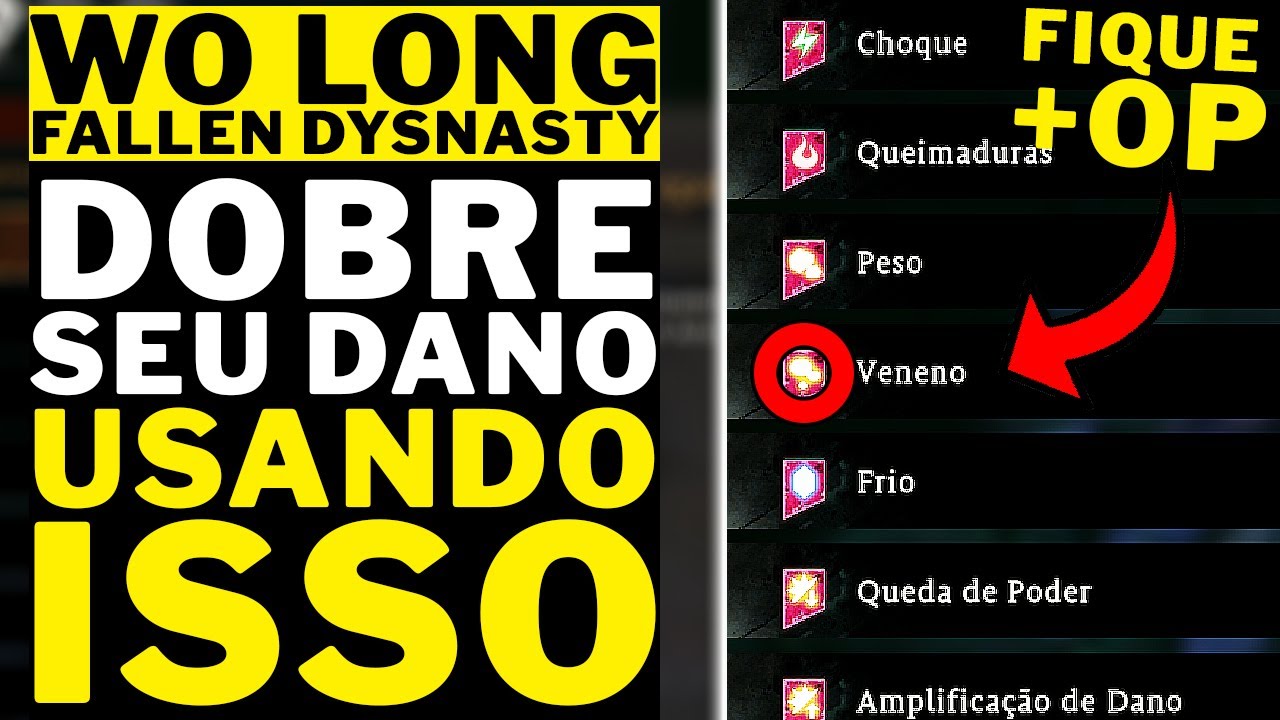 WO LONG FALLEN DYNASTY - DOBRE SEU DANO!! EM QUALQUER BUILD!!!!