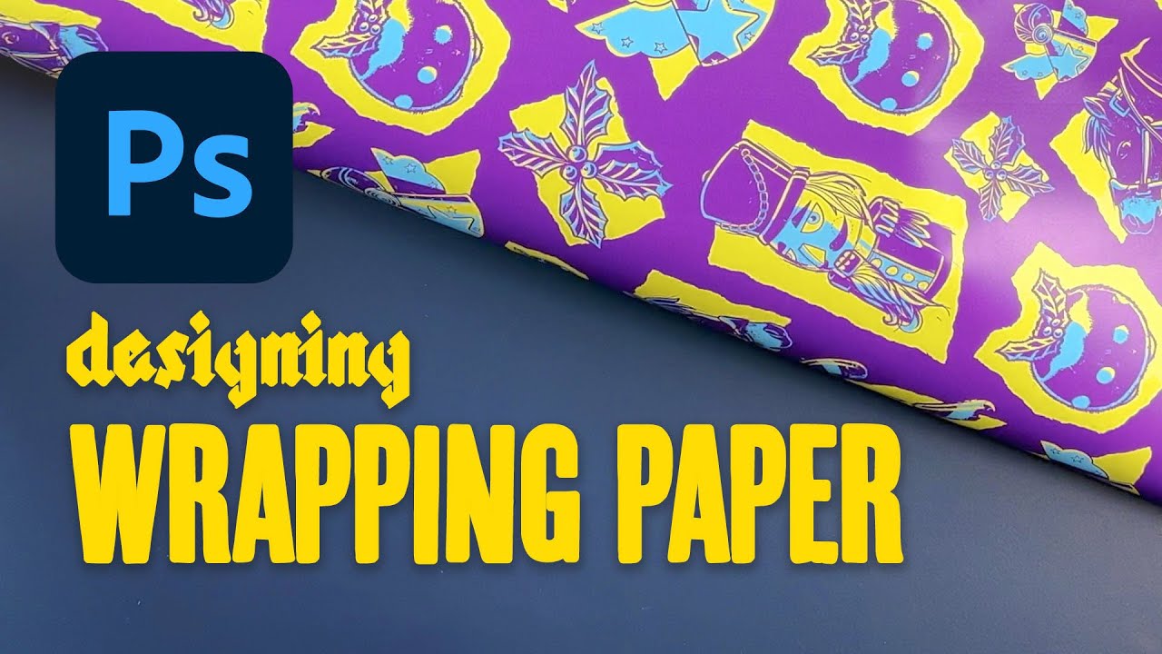 HOW TO MAKE PATTERNS IN PHOTOSHOP FOR WRAPPING PAPER