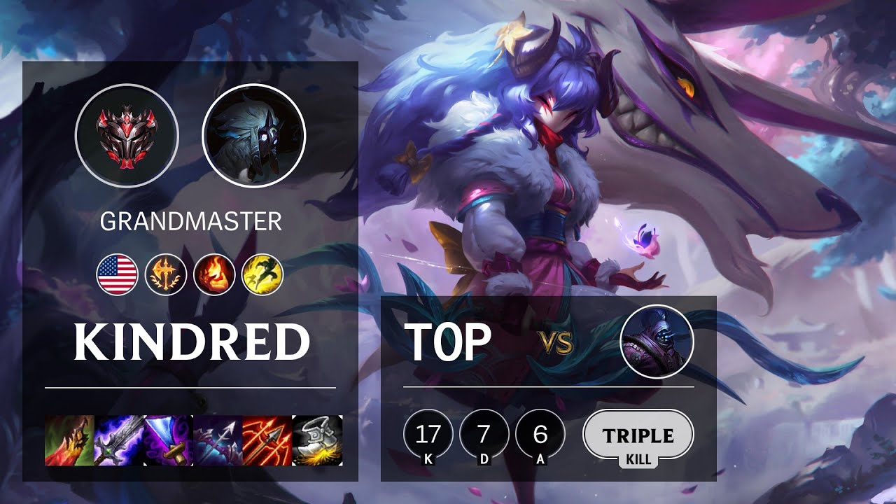 Kindred Top vs Jax - NA Grandmaster Patch 10.16