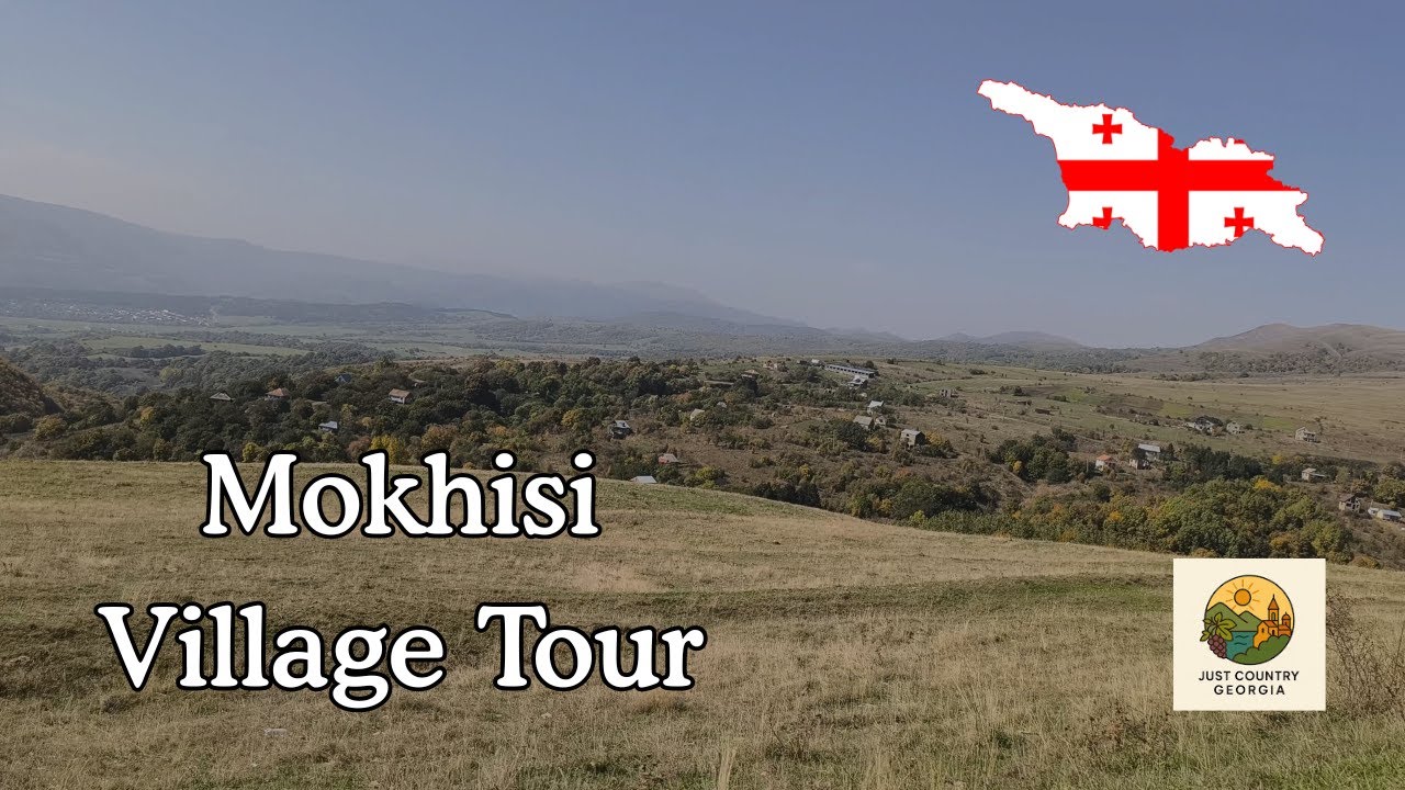 Autumn Drive and Walking Tour in Mokhisi Village | Tetritskaro, Georgia | Peaceful Countryside 4K