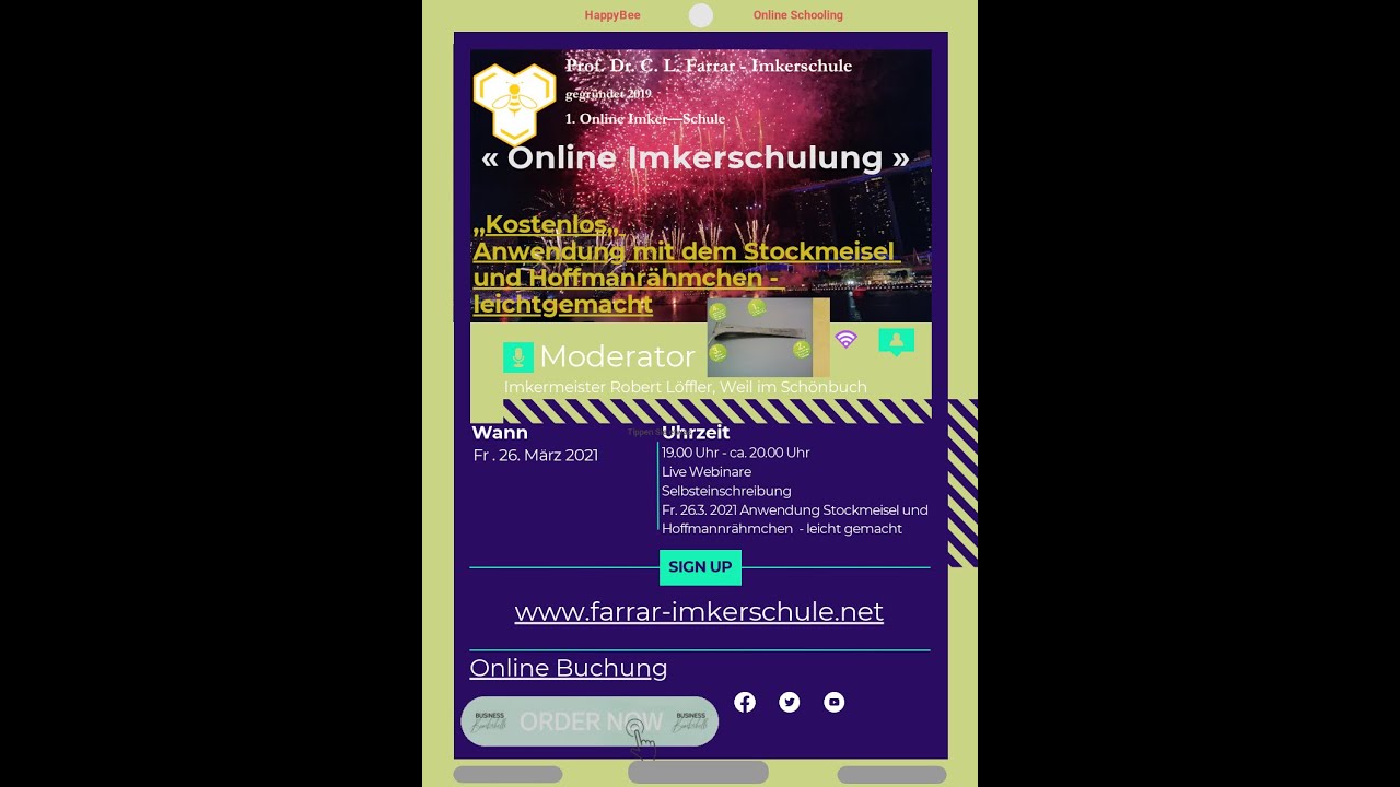 Kostenlose Webinar Anwendung Stockmei&szlig;el und Hoffmannr&auml;hmchen Fr.26.M&auml;rz 2021