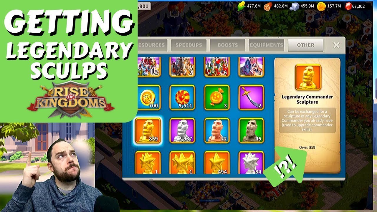 How we gained ~473 legendary commander sculptures in 36 days | Rise of Kingdoms