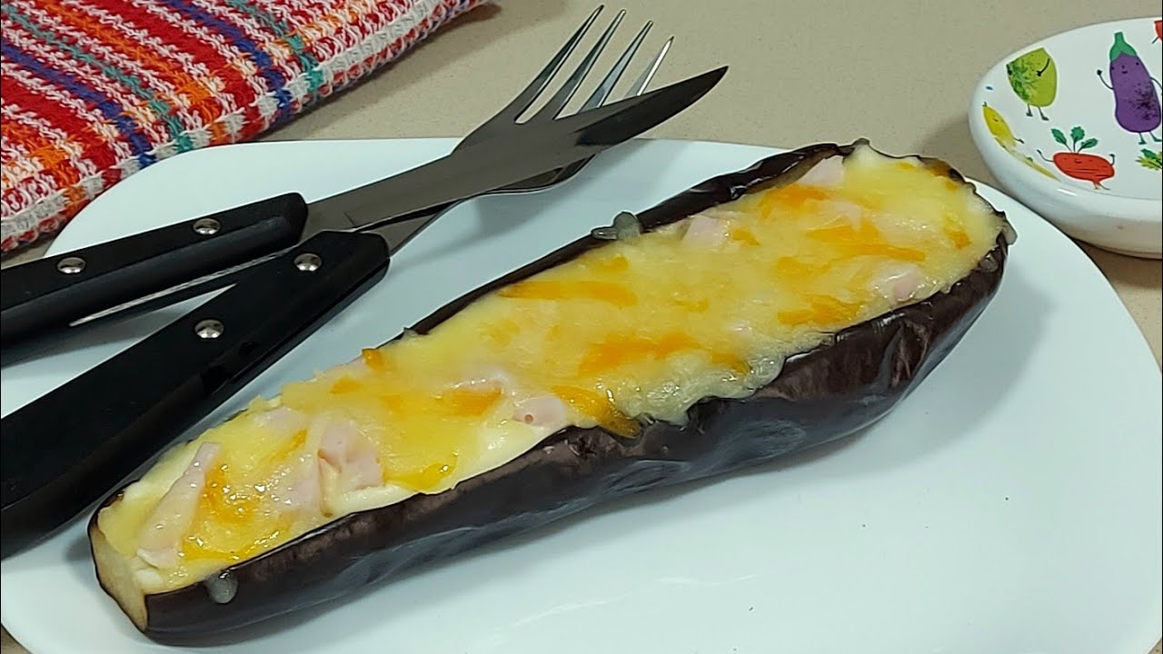 🌃⏳️CENAS RÁPIDAS 🍆 BERENJENA LIGERA 🖐EN 5 MINUTOS EN EL MICROONDAS // BEATRIZ COCINA