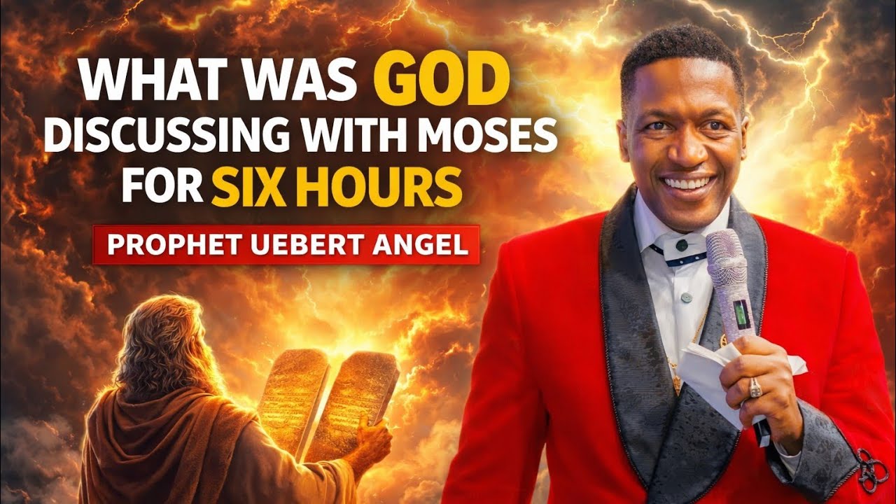 What was God discussing with Moses for six hours, prophet Uebert Angel 