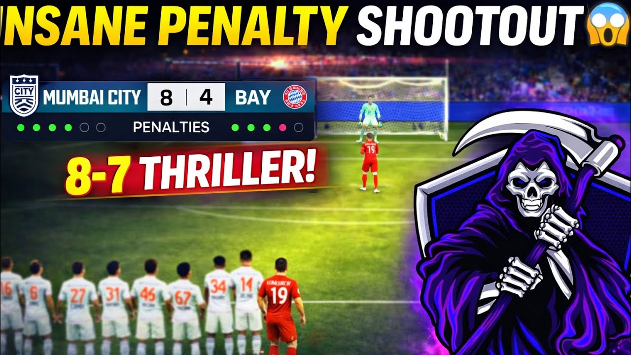 PENALTY SHOOTOUT 🤯 (Mumbai city FC vs FC Bayern Munich) 🥶| FC Mobile 