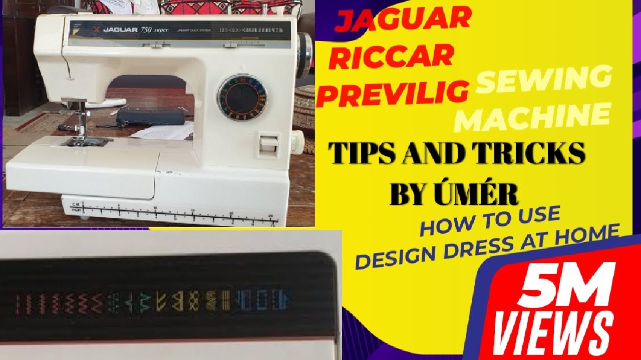 JAGUAR SEWING MACHINE MODEL 709 COMPLETE TUTORIAL WHATSAPP 03482429959
